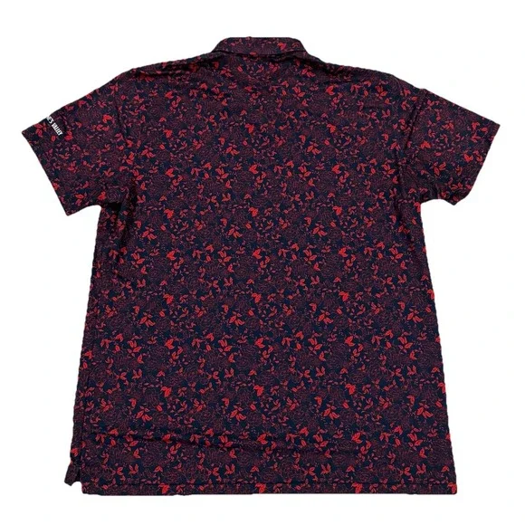 G/FORE Polo Shirt Floral Tech Golf Modern Stretch Performance Jersey Mens‎ XL - Picture 4 of 6